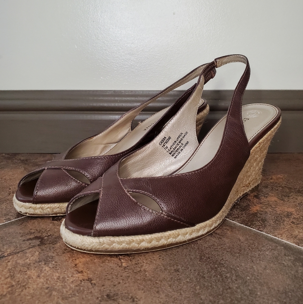 Etienne Aigner Cassa Slingback Espadrille Wedge Sandal